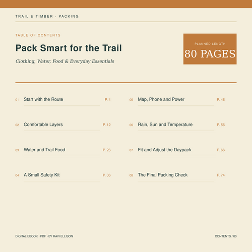 Pack Smart for the Trail