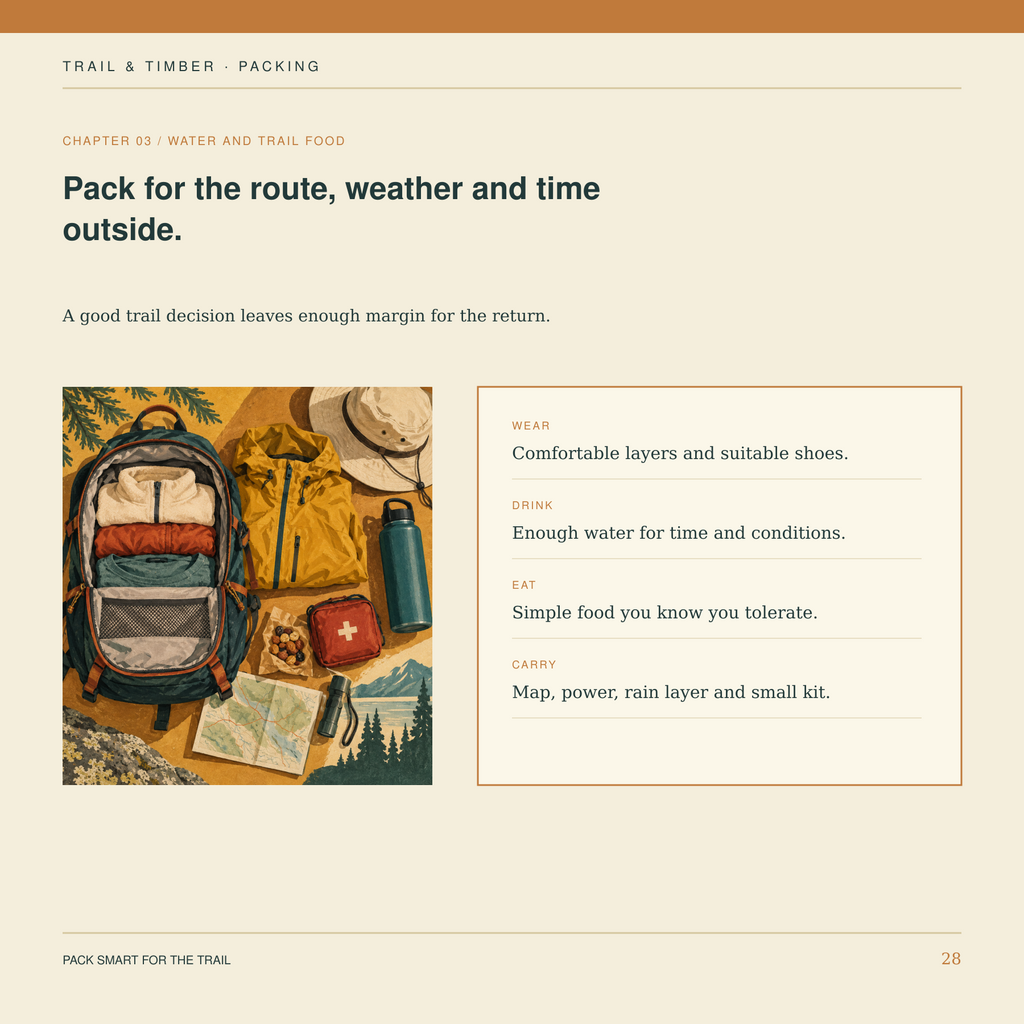 Pack Smart for the Trail